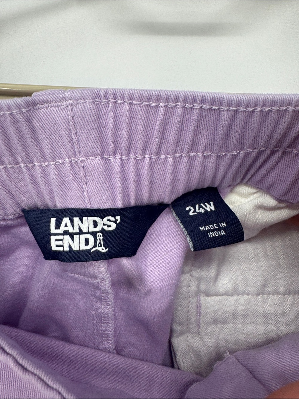 Lands' End Lavender Women's Bermuda Shorts 0207 - Picture 5 of 6